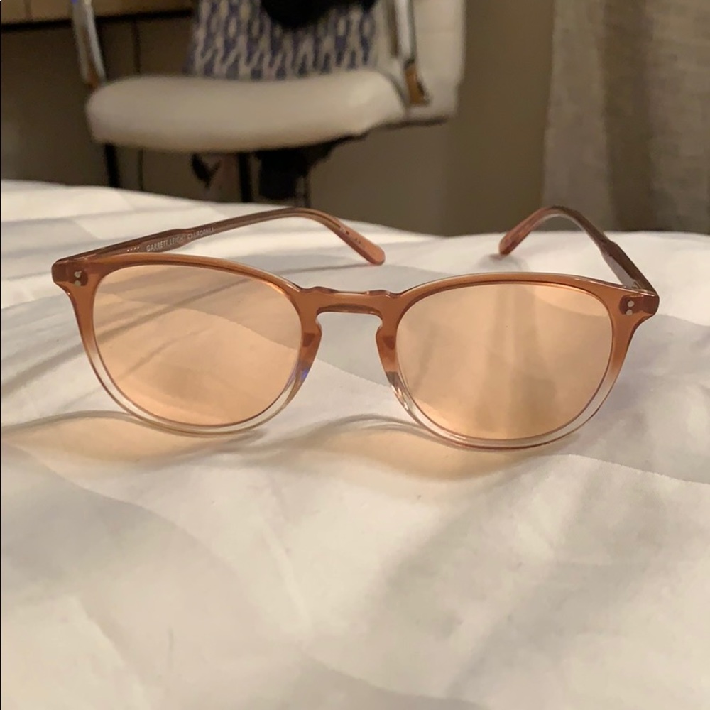 Garrett Leight Kinney Dusty Pink Sunglasses